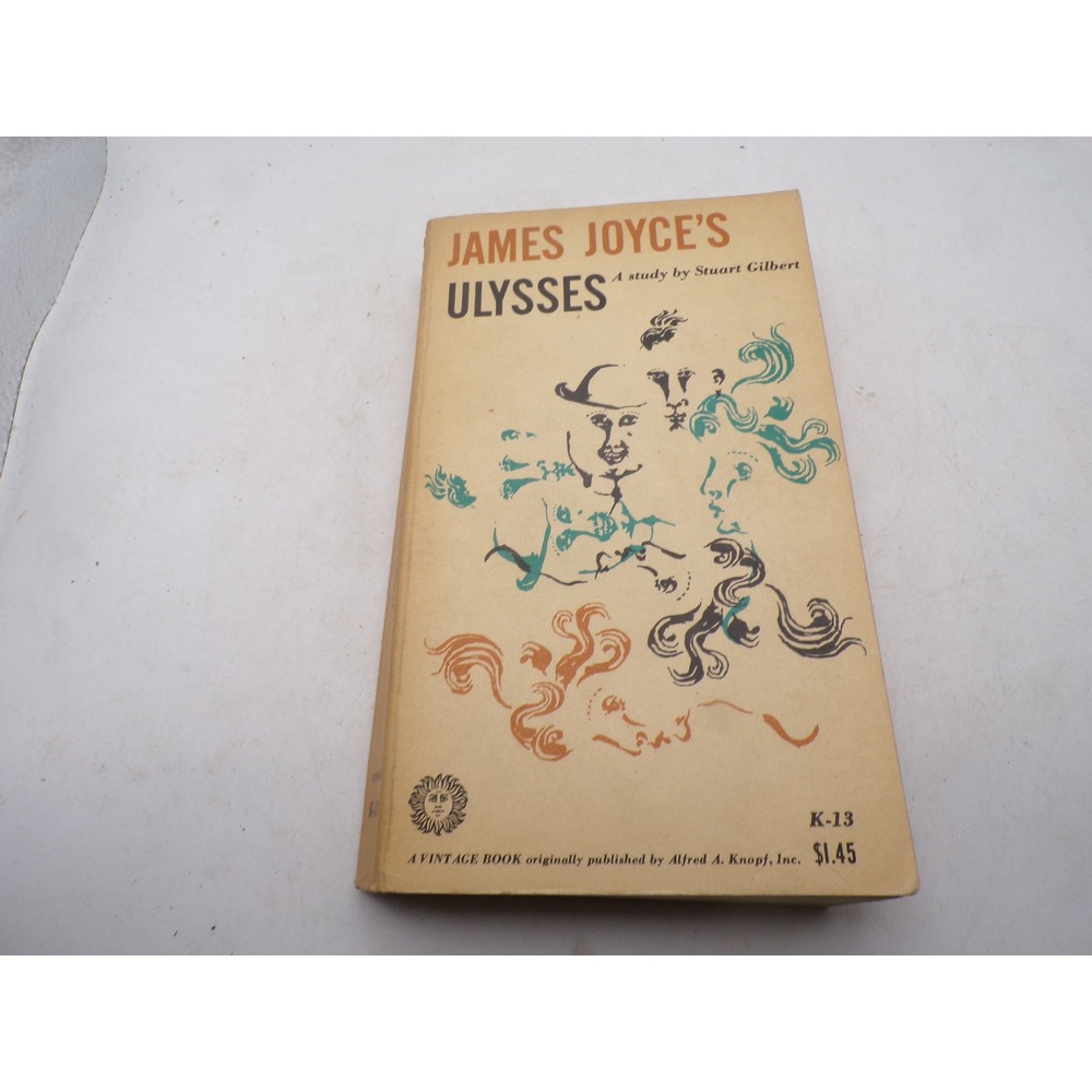 James Joyce's Ulysses A Study by Stuart Gilbert 1960 Vintage Book K-13 Paperback